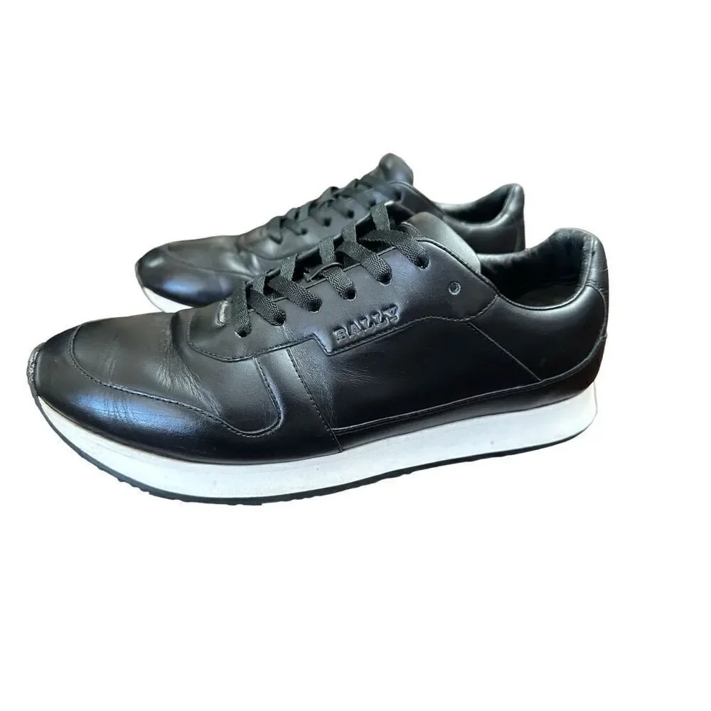 Bally Sprinter Brown Leather Sneakers size US 10D EU 9E